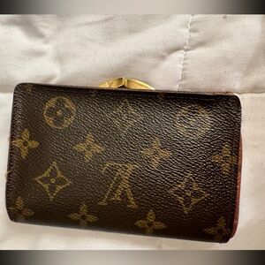Louis Vuitton Black and Gold Monogram Key Holder